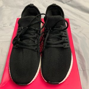 These shoes have never been worn. The texture is nice.